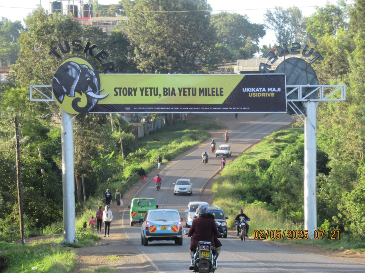 Tusker's gantries elevate a conversation that saves lives